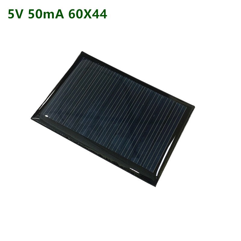 Panel Solar para coche, minicélula de batería de 5V, 30mA, 50ma, 60mA, 230mA y 5V, 1 unidad
