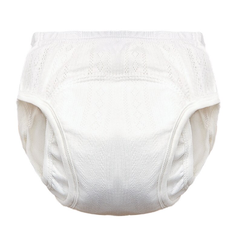 DALEMOXU-couche d'été pour tout-petits, sous-vêtements, toilettes, pantalons d'entraînement imperméables, en tissu lavable pour enfants, short pour bébés: white / 2T 90CM 13KG