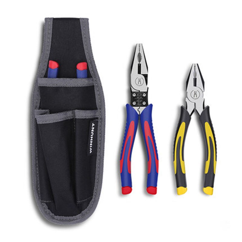 Small Portable Hip Tool Bags Waist Gadget Pouch Electrician Hardware Tools BagDurable Polyester Fabric Multifunction Toolkit