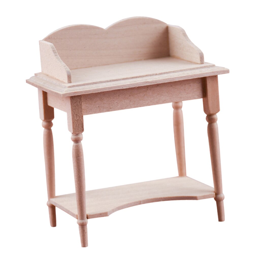 1:12 miniatura in Legno non Verniciato Mensola cremagliera di Stoccaggio Modello scena Da Cucina FAI DA TE