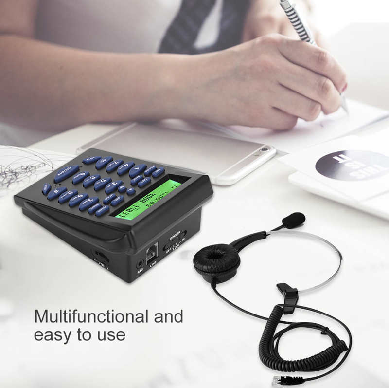 Business Office Multi-Functionele Telefoon Dial Pad Call Center Verkeer Telefoon Headset Telefono Fijo