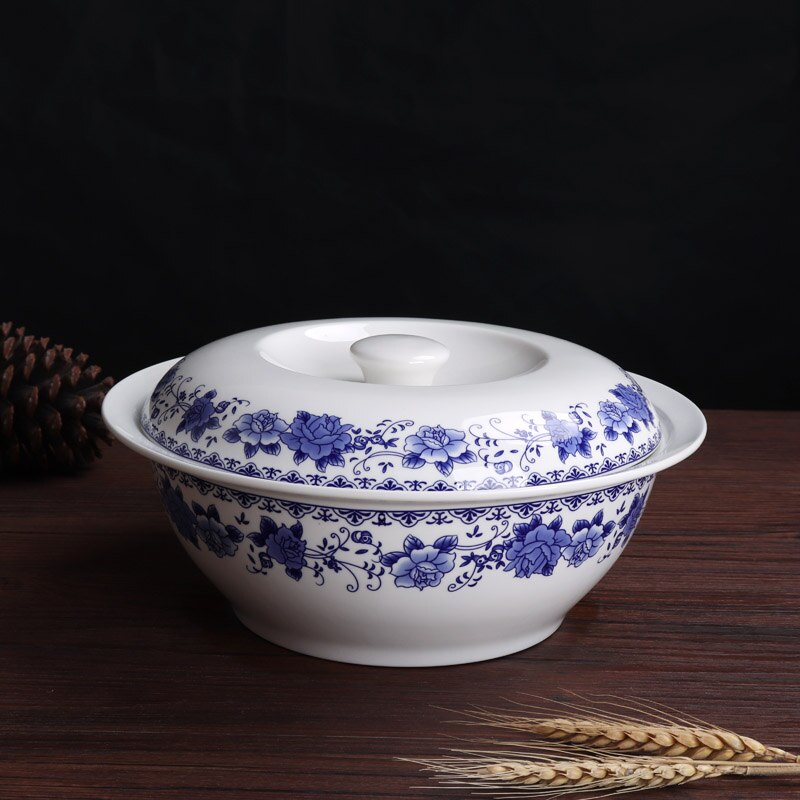 Cal Jingdezhen Zupa Garnek Z Pokrywk Zestaw Ceramiczne Porcelany