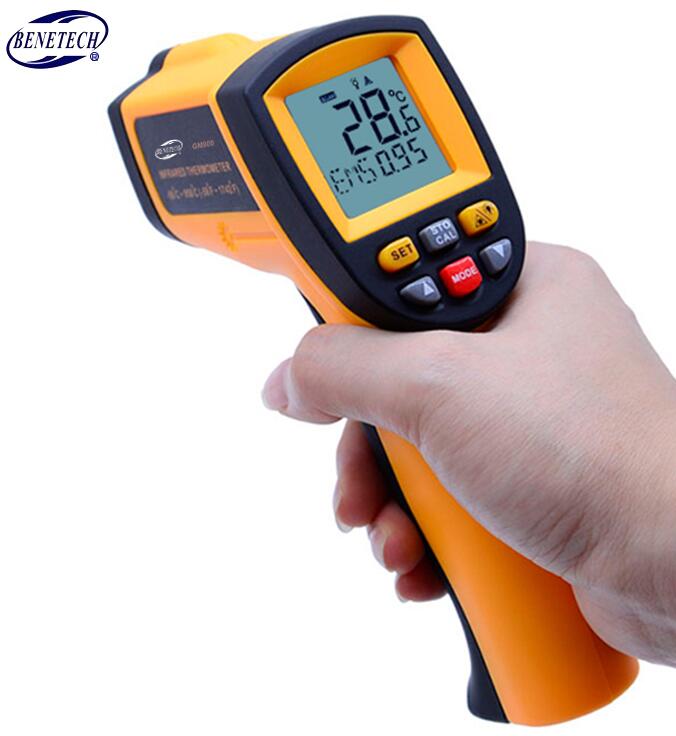 BENETECH Digital thermometer gun non contact infrared thermometer temperature gun ir thermometer industrial GM320~GM900: GM900