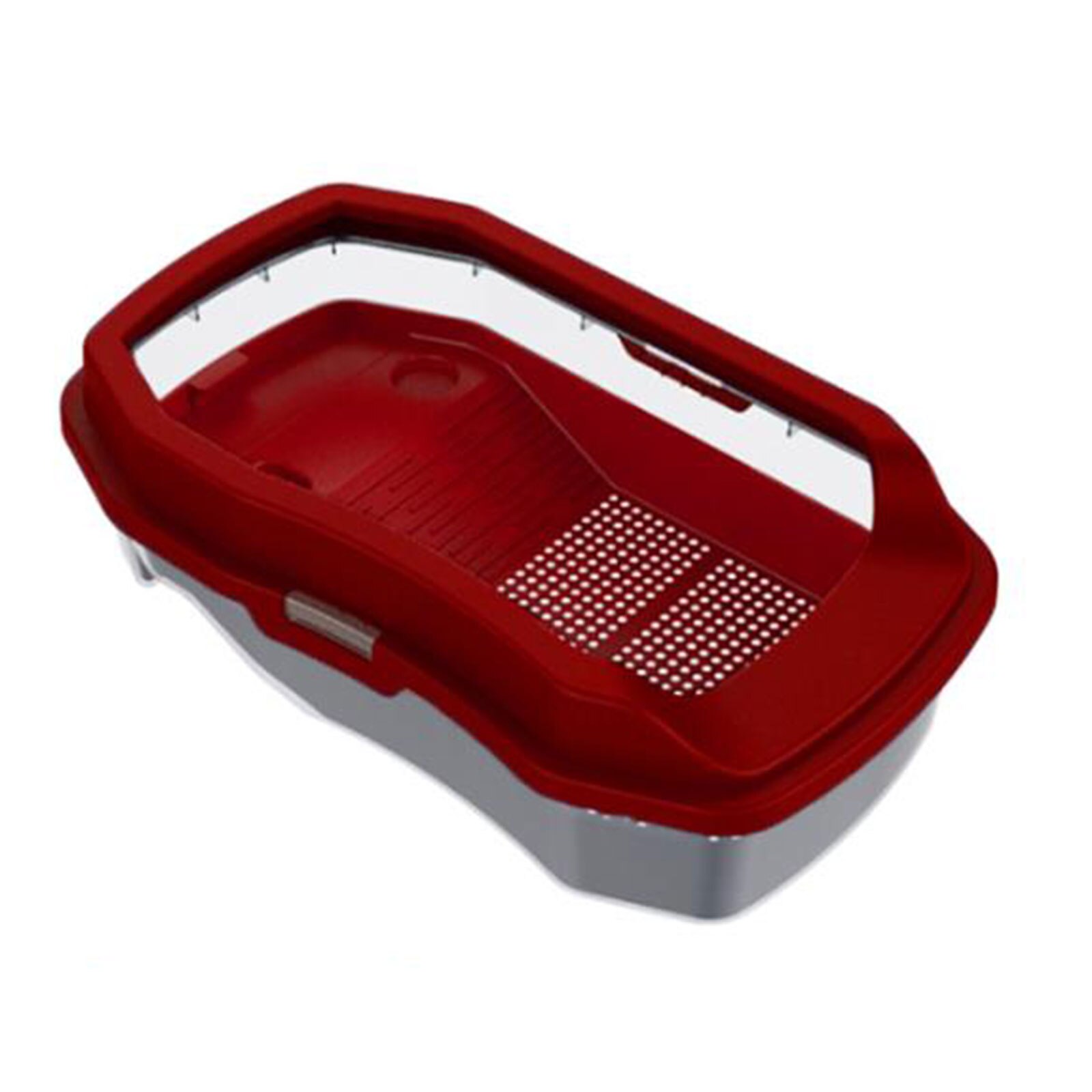 Large amphibious tank Turtle Habitat Escape-Proof Filter Layer Reptile Habitat Pets bed Large Amphibious Tank Turtle Box: Red