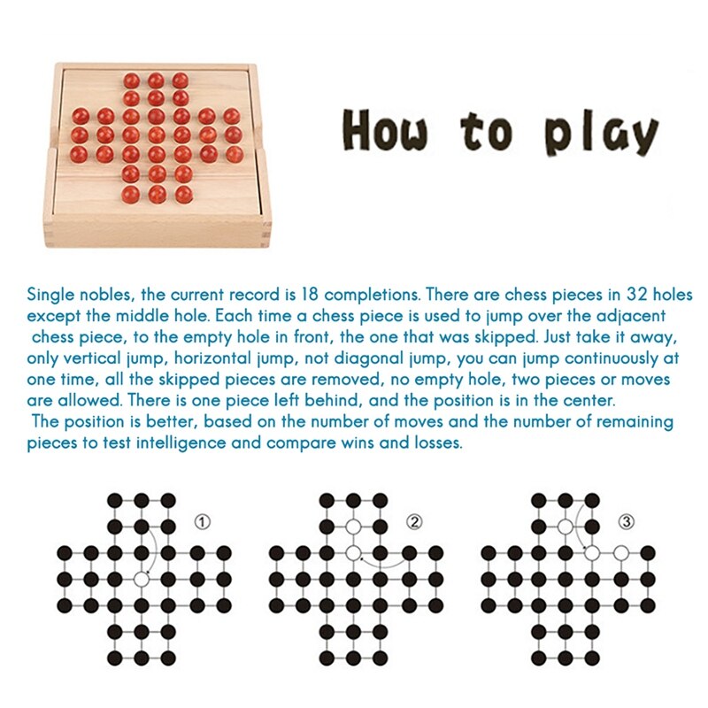 Fbil-drewniane klasyczne niezależne diamentowe szachy dziecięce puzzle szachy Kongming szachy pojedyncze szlachetne szachy rekreacyjne zabawki