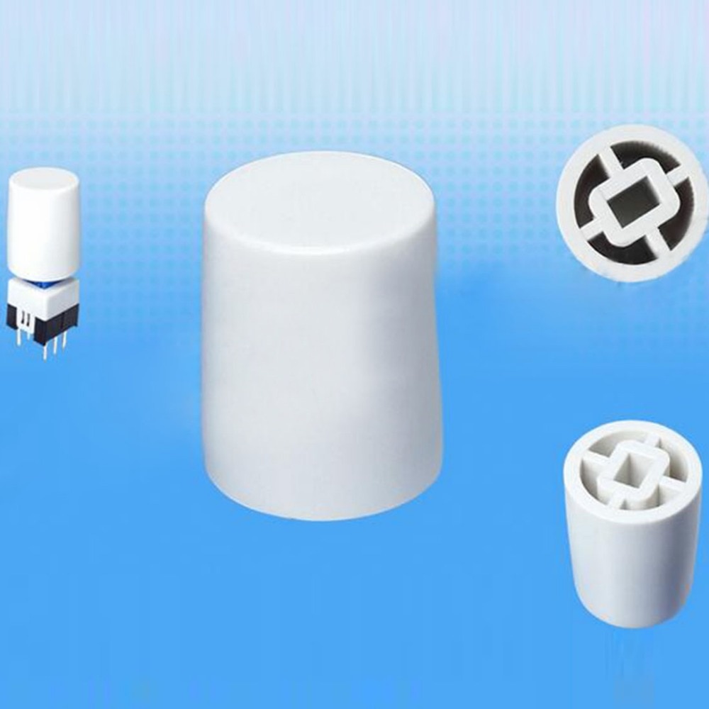 200 stücke 9,5*12mm selbst verriegelung taste cap push button switch cap multi farbe taste kappe für höhe 5,8/7/8/8,5mm