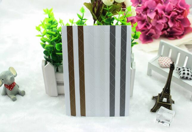 25 kpl tee itse valokuva-albumi leikekirjan kulmatarra pvc värikäs paperi kulmatarra kehys kuva koristelu 18 väriä: Kulta hopea valkoinen