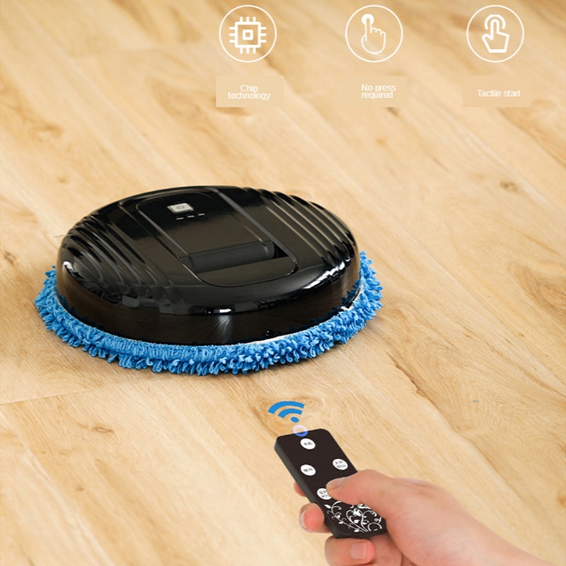 Remote Control Mop Machine Wet And Dry Vacuum Cleaner Household Smart UV Sterilization Mop Machine