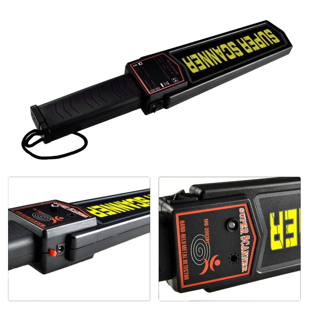 MD3003B1 Handheld Security Metal Detector Waterproof High Sensitivity Station Dock School Special Electronic Body Search Finder