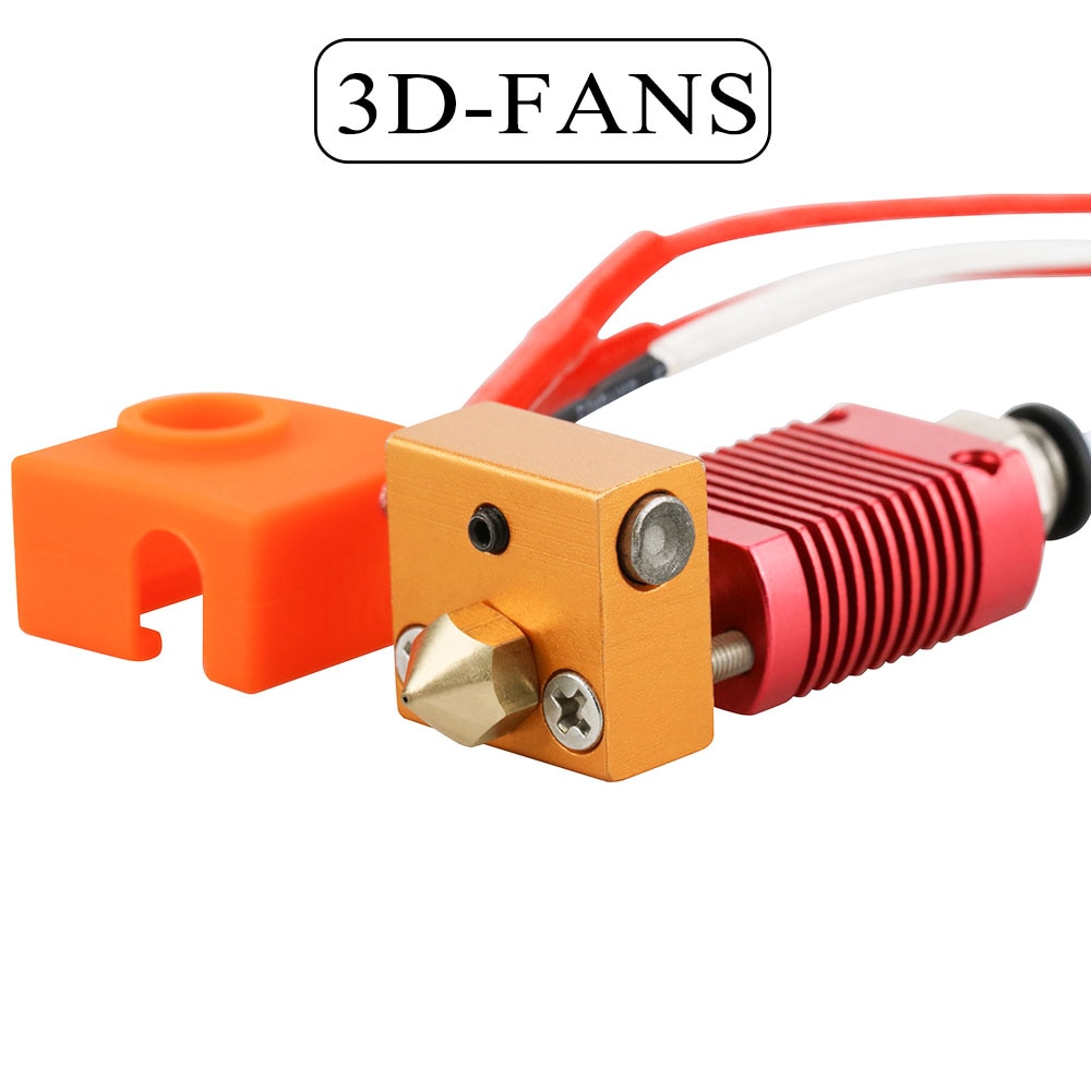 thumbnail image 2 of 3d Printer Enclosure 10pc 0.4mm MK8 Extruder 3D Printer Nozzle Fit For Creality CR-10 Ender 3 Anet A8 3d Printers 2 of 10