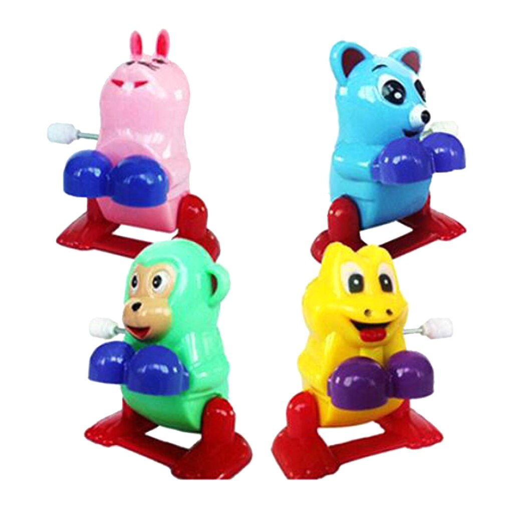 Wind-UP Plastic Back Flip Animal Mechanical Clockwork Windup Toy Collectible