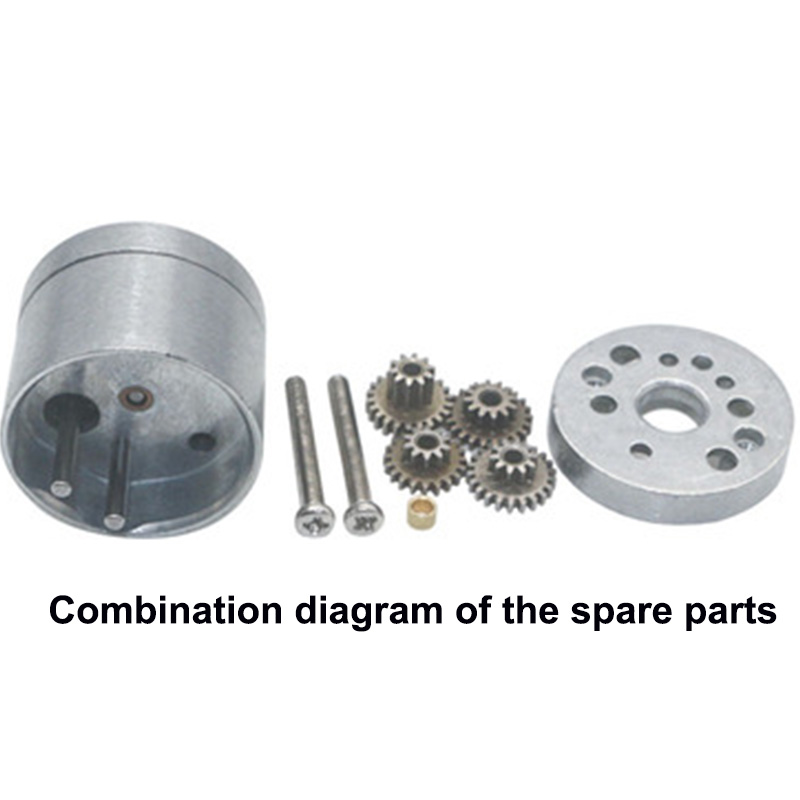 Dc motor gearkasse reduktionsforhold 1:4.4/1:9.6/1:21.3/1:35/1:46/1:78/1:103/1:171/1:226/1:377/1:500 metal gear til dc gear motor