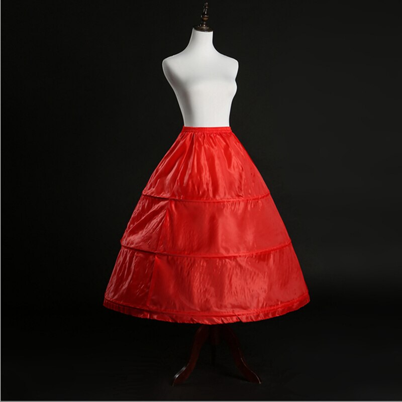 Gonna da sposa sottoveste matrimonio garza gonna crinolina sottogonna accessori da sposa sposa jon-mariage: rosso 3 hoops