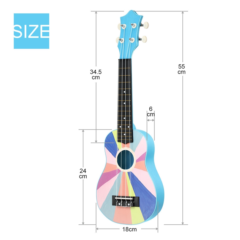 21 Inch Ukulele Kid Ukulele Vier String Beginner Hawaii Kids Ukeleles Voor Kinderen Studenten Starter Beste Cadeau