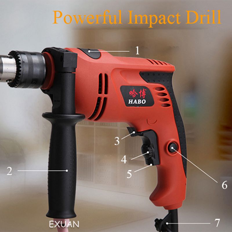 120 woodworking electric hardware tool set electric drill household toolbox electrician maintenance combination set impact drill