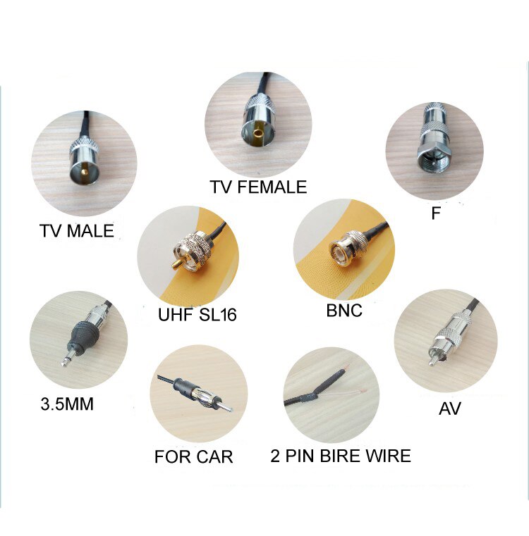DIY FM Gain parasitic array antenna Aerial Home Amplifier Radio External Signal Enhanced TV F 3.5MM Connector for Sony JVC sharp