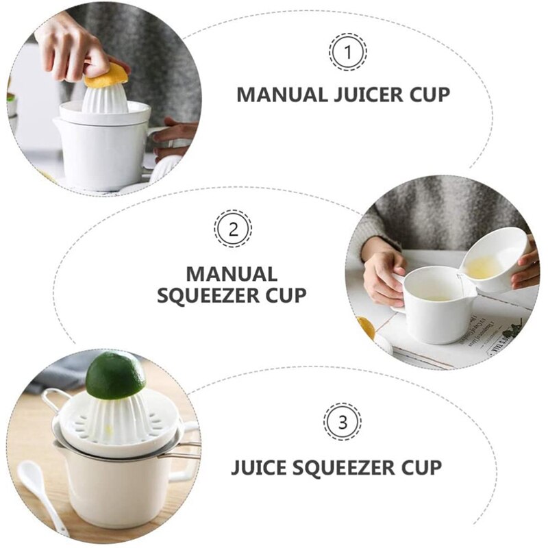 Manual Juicer Ceramic Citrus Juicer Fruit Juicer Orange Lemon Lime Manual Juicer