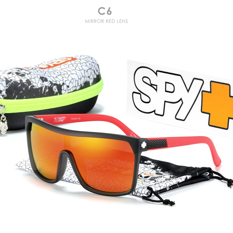 Roer Gepolariseerde Zonnebril Mannen Klassieke Vierkante Unisex Zonnebril Ken Block Met Originele Doos Gelukkig 43 Lense: S103-C6