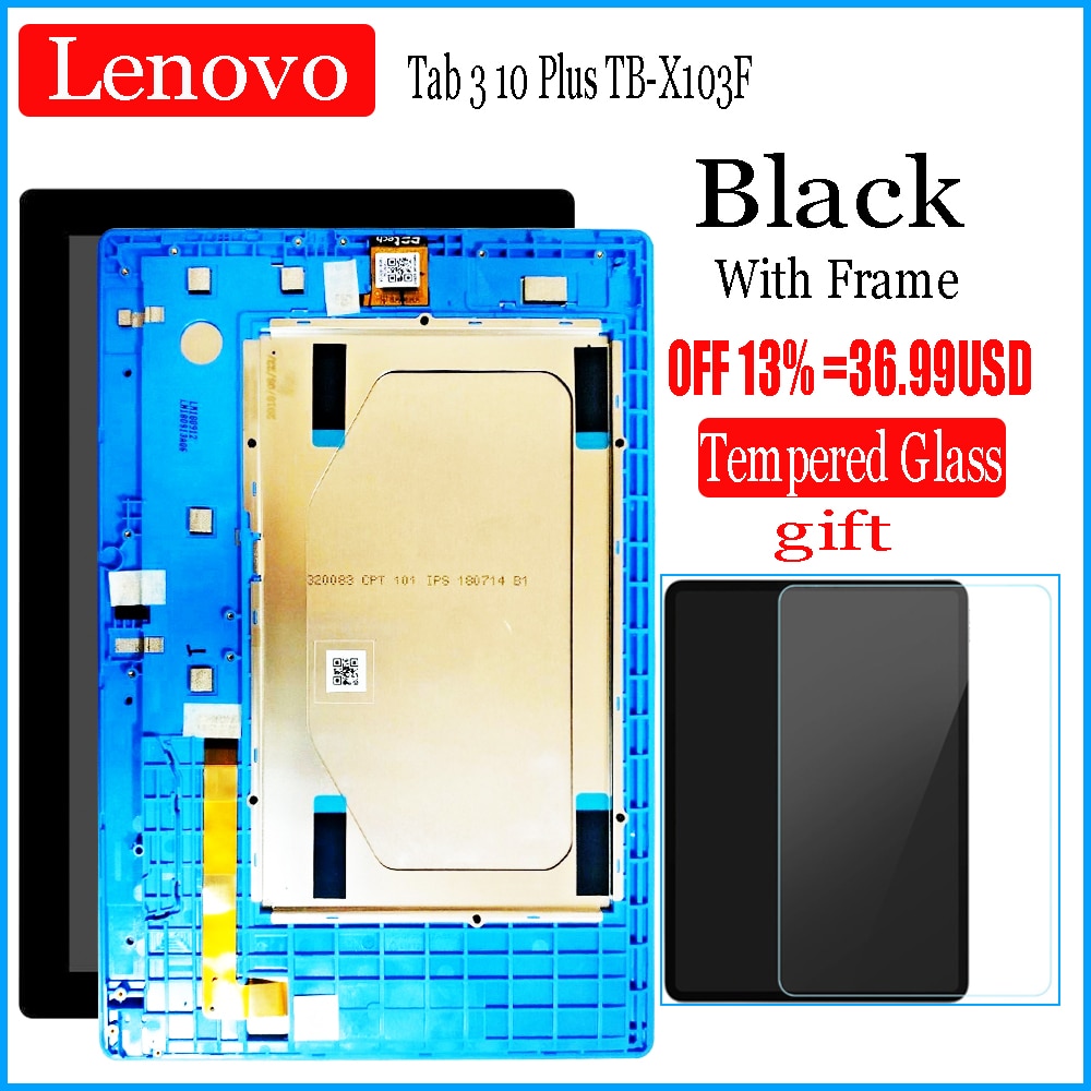 10.1 Inch Touch Screen Digitizer Vergadering Lcd-scherm Voor Lenovo Tab 3 10 Plus TB-X103F TB-X103 Tb X103F Tb X103 screen Panel