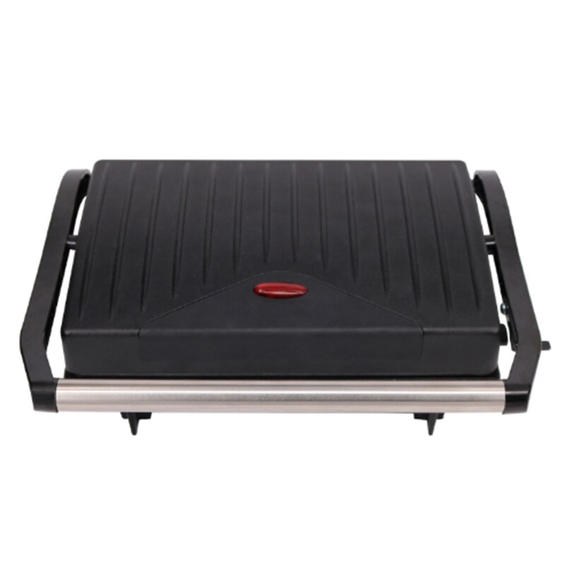 Elektrisk grill husholdningsgrillemaskin røykfritt grillet kjøtt sandwich maker frokost hamburger maskin til toast brød biff