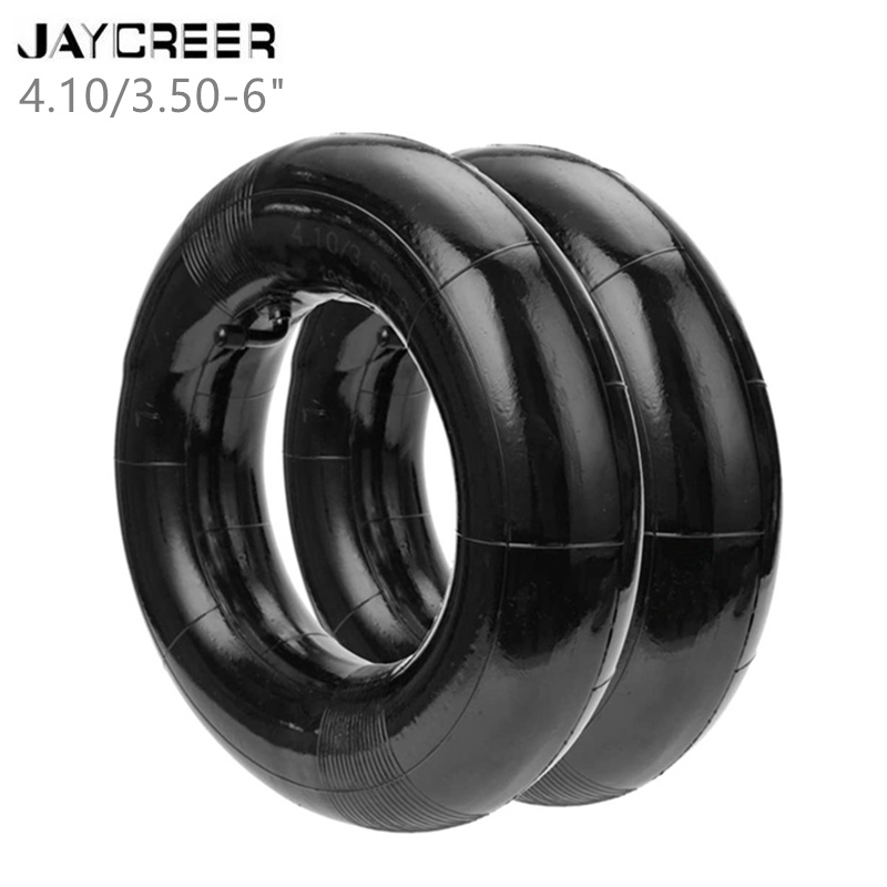 Jaycreer 2- pack 4.10/3.50-6 "udskiftningsrør - til havevogn, landklippere, håndvogne, traktor, sneblæsere og mere