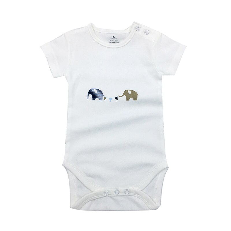 100% baumwolle Fantasie Baby Karosserie Kleinkind Gesamt Insgesamt Kurzarm Körper Anzug Sommer Baby Kleidung einstellen