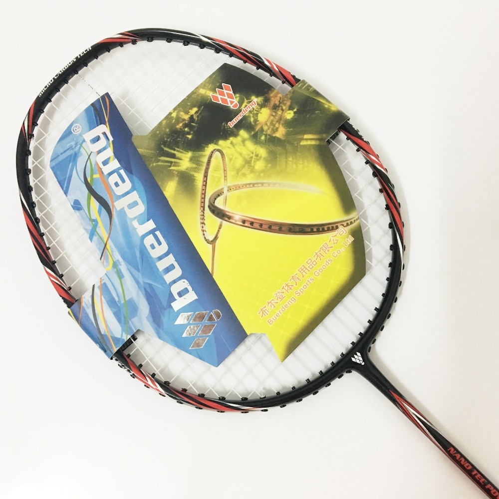 30Lbs badminton racket 3U best full carbon badminton rackets offensive badminton racket man single adults 4U racket badminton