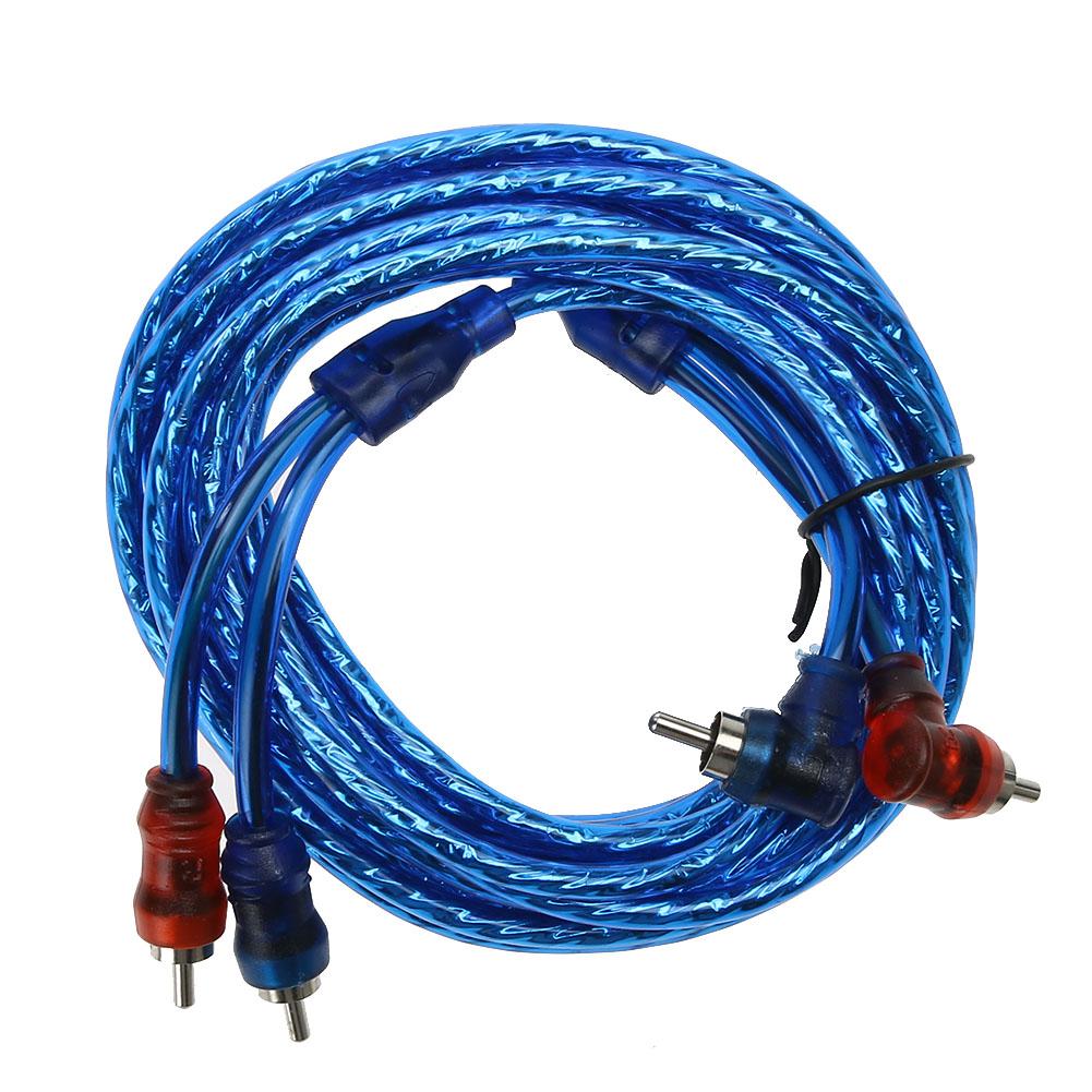 1/2/5m 2 rca  to 2 rca liitin kupari audiokaapeli rca liitin äänijohto linjavahvistin punottu kaapeli auton äänentoistojärjestelmään elokuvateatteri stereo