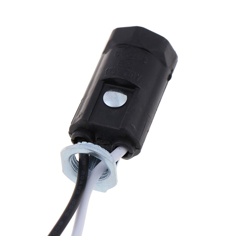 5 st/set kandelabbas  e12 lamphållare ljusuttag nyckelfria 6 "trådledare tillbehör glödlampa reservdelar