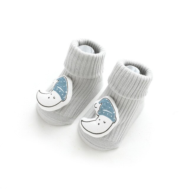 Imcute Nuovi Capretti Caldo Calzini E Calzettoni Disossate Allentato Bocca Del Bambino Tubo Calzini E Calzettoni Bambola Del Fumetto di Erogazione Non-scarpe antiscivolo Bambino Del Bambino Calzini E Calzettoni 0-3 anni: Grigio scuro / M 12-36M