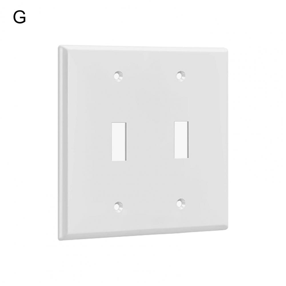 Socket Plate Hard Heat Resistant US Standard Wall Switch Receptacle Outlet Cover for Home: G
