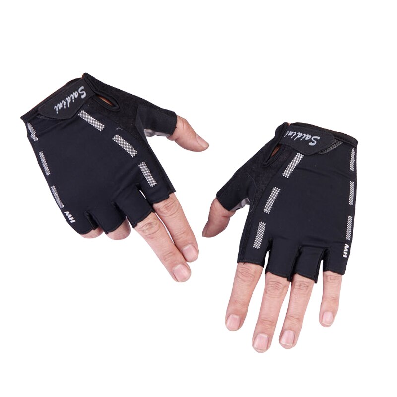 Professionelle Männer halb Finger Fitness Handschuhe Fitnessstudio Radfahren Handschuhe Bodybuilding Gewichtheben Handschuhe Ausbildung Anti-Unterhose Atmungsaktiv