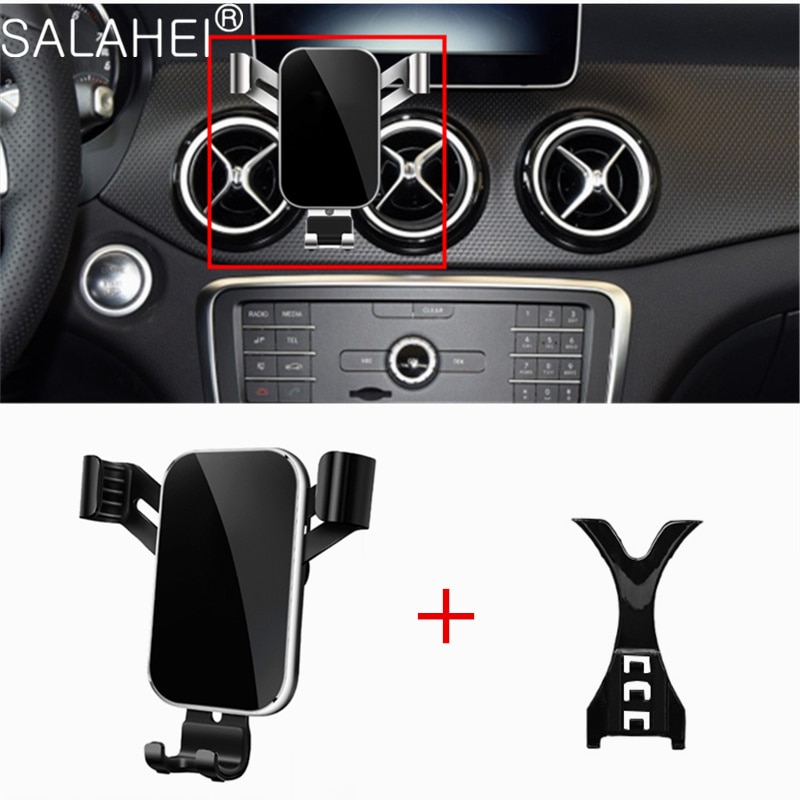 Plastic Car Mobile Phone Holder For Mercedes-Benz GLA 45 AMG X156 CLA W117 C117 GLA200 GLA250 COUPE Air Vent Mount Bracket