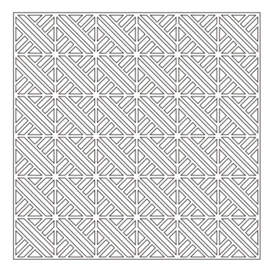 Flower Block Grid Plastic Stencil For DIY Scrapbooking Decorative Embossing DIY Paper Card Craft Plastic Templates Drawing Sheet: MB0012N1