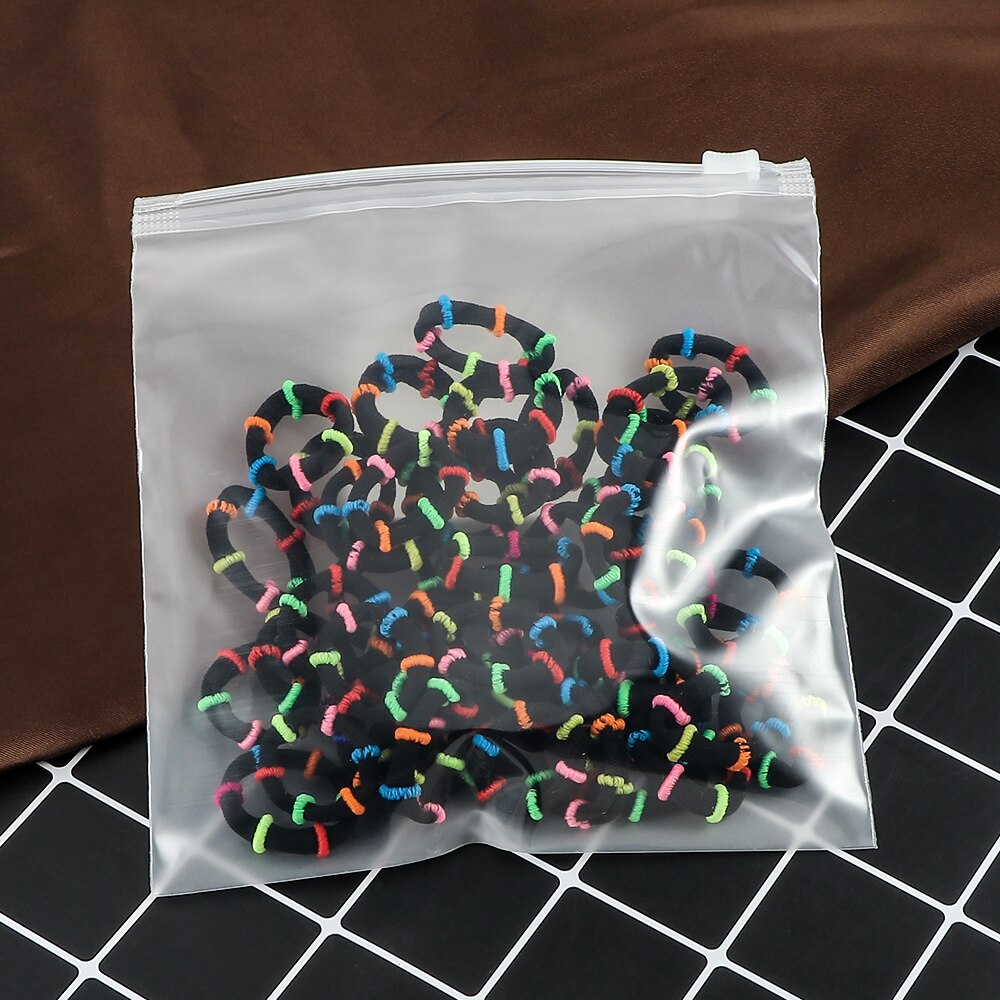 50 Stks/set Elastische Haarbanden Kinderen Meisjes Paardenstaart Houder Chouchou Rubber Band Hoofdband Haar Ties Candy Kleur Haaraccessoires