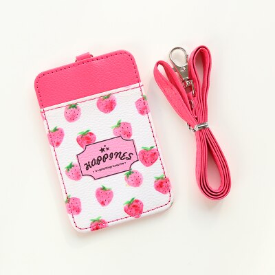 Fresh Style Fruits Patterns PU Leather Card Bus Card Name Business Cards Holder Office & School Supplies: 7