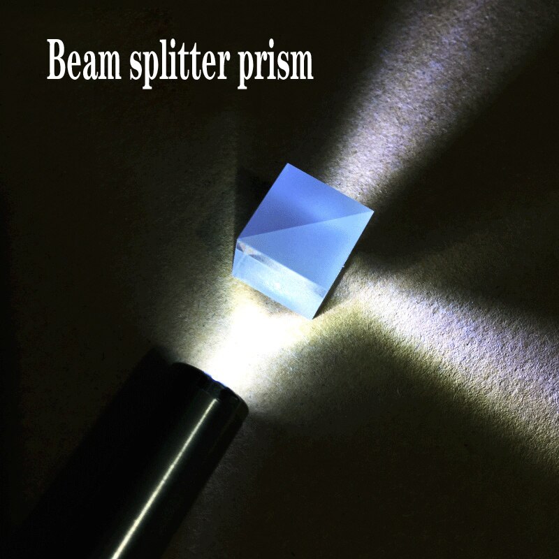 Beamsplitter split ratio 5: 5 optical glass K910 * 10mm semi-reflective semi-transparent cube processing cemented prism