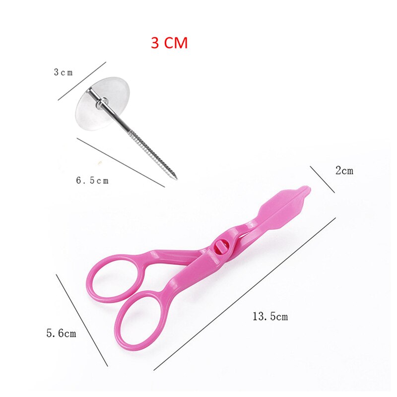Tijeras para decoración de uñas, 2 uds., con de flores, decoración de rosas, herramientas para repostería, pastelería, Fondant: 2pcs