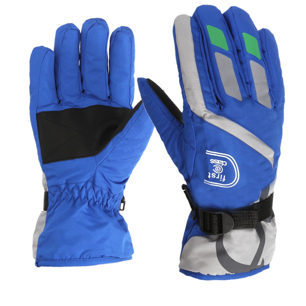 Guantes de esquí Extra gruesos para hombre y mujer, manoplas para esquí, Snowboard, nieve, deportes de invierno, cálidos, impermeables, de cuero de imitación