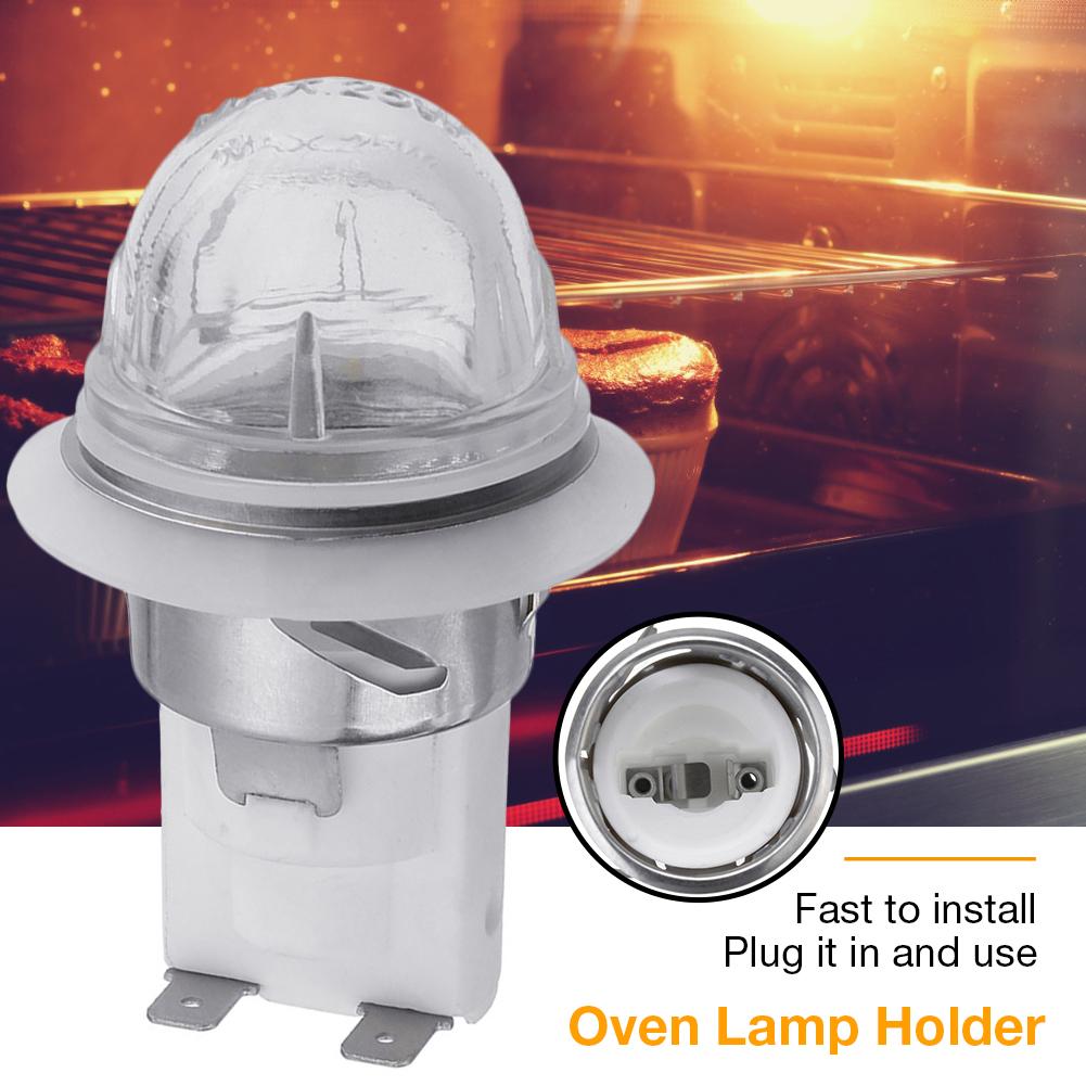 60w ovnlampe keramisk holder køleskab  e14 halogenpærer lysbase varmebestandig mikrobølgelampeadapter 110-220v