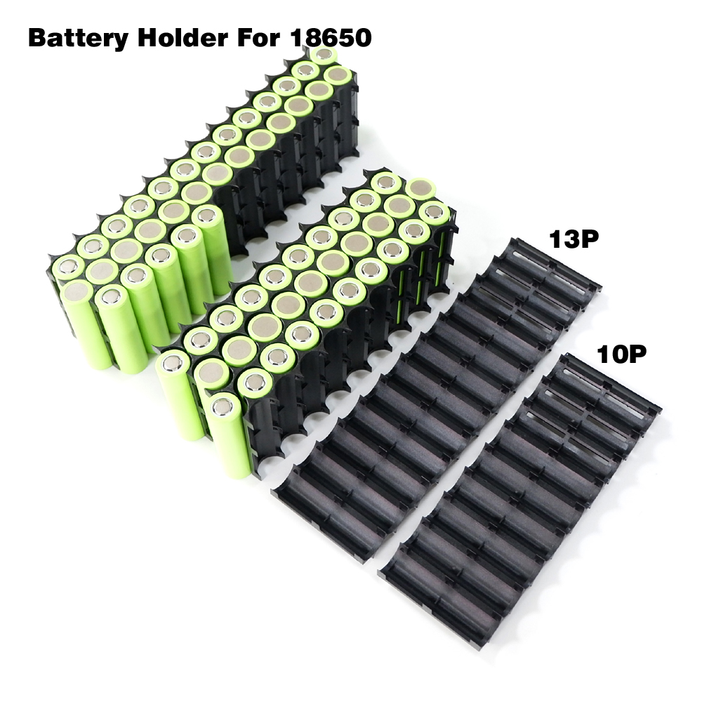 18650 bateria 10p 13p titular para 10s 36v 13s 48v bateria 2*10 2*13 suporte de plástico 18650 suporte de bateria de lítio