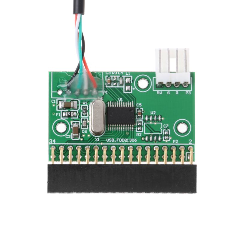 1,44 3,5" USB-Kabeladapter auf 34-Pin-Diskettenlaufwerk-Anschluss U-Disk auf Diskette D