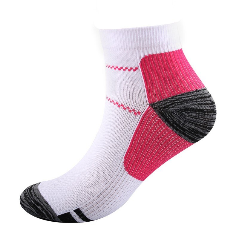 Kompressionsstrumpor som andas fot plantar fasciit hälsporre fotvalv smärta bekväma strumpor sport löpning cykel strumpor 1 par: M / L / xl