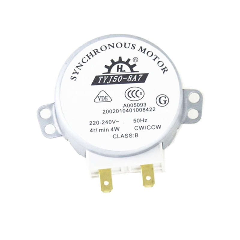 TYJ50-8A7 Microwave Turntable Turn Table Motor Synchronous Motor TYJ508A7 approx 11mm Spindle tall