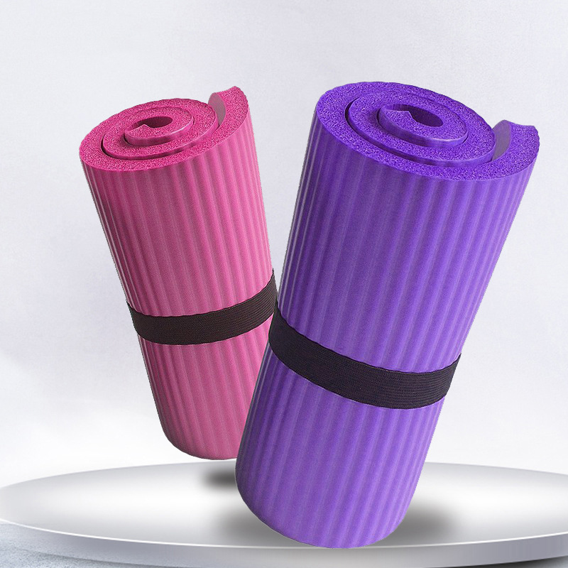 Coudières et genouillères en mousse confort, 15mm, pour yoga, Pilates, intérieur, violet  18