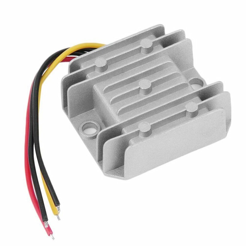 Waterdichte dc/dc spanningsomvormer regelaar 24v stappen omlaag  to 12v 5a adapter