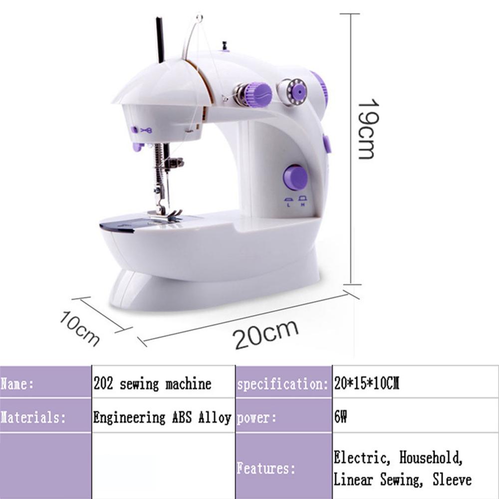 Household Portable Mini Adjustable Electric 2 Speeds Sewing Embroidery Machine