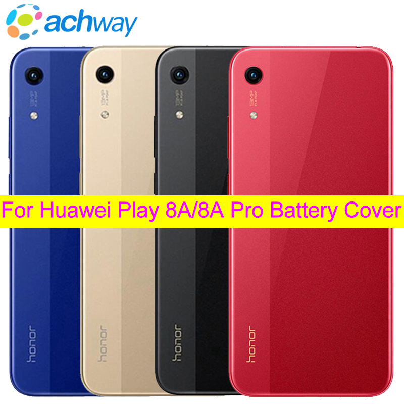 Pour Huawei Honor Play 8A couvercle de batterie en verre arrière pour Huawei Honor 8A Pro verre arrière Honor8A jouer panneau de boîtier de porte arrière