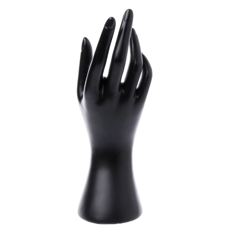 Mannequin Hand Vinger Handschoen Ring Armband Sieraden Display Standhouder: Black