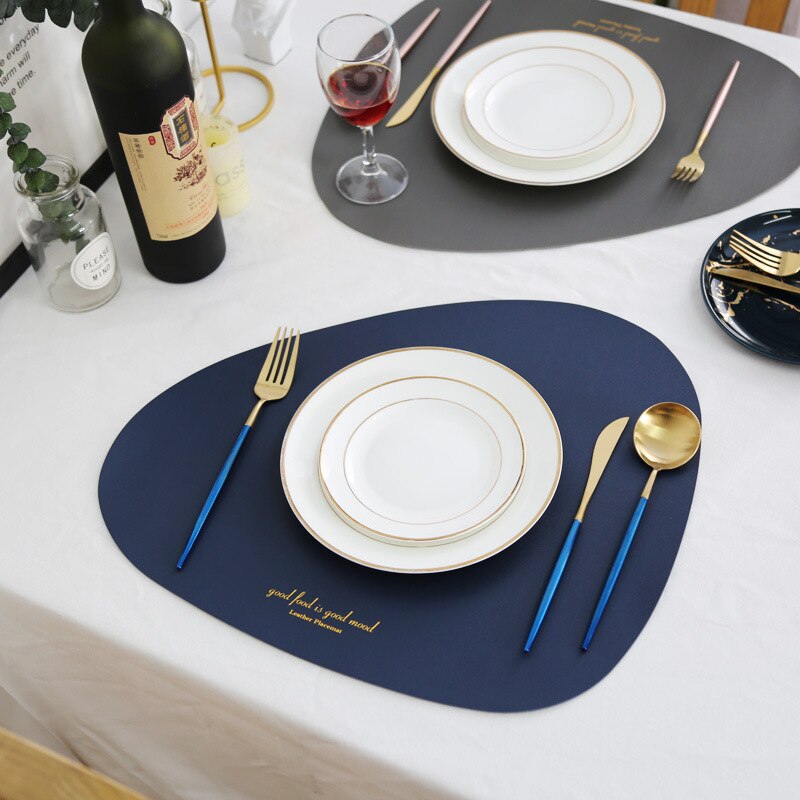 Kichen accessories nordic ins skinnmatte bordmatte husholdning enkel vanntett oljefast isoleringsunderlag til bord